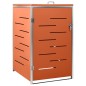 vidaXL Cobertizo para un contenedor basura acero 69x77,5x112,5 cm vidaXL Cobertizo para un contenedor basura acero 69x77,5x112,5 cm