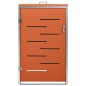 vidaXL Cobertizo para un contenedor basura acero 69x77,5x112,5 cm vidaXL Cobertizo para un contenedor basura acero 69x77,5x112,5 cm