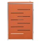 vidaXL Cobertizo para un contenedor basura acero 69x77,5x112,5 cm vidaXL Cobertizo para un contenedor basura acero 69x77,5x112,5 cm
