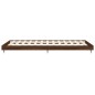 vidaXL Estructura de cama madera contrachapada roble marrón 90x200 cm