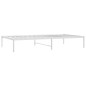 vidaXL Estructura de cama metal blanca 100x190 cm vidaXL Estructura de cama metal blanca 100x190 cm