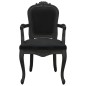 vidaXL Sillas de comedor 2 uds terciopelo negro 62x59,5x100,5 cm vidaXL Sillas de comedor 2 uds terciopelo negro 62x59,5x100,5 cm