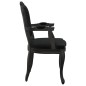 vidaXL Sillas de comedor 2 uds terciopelo negro 62x59,5x100,5 cm vidaXL Sillas de comedor 2 uds terciopelo negro 62x59,5x100,5 cm