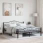 vidaXL Estructura de cama de acero negro 160x200 cm vidaXL Estructura de cama de acero negro 160x200 cm