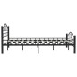 vidaXL Estructura de cama de acero negro 160x200 cm vidaXL Estructura de cama de acero negro 160x200 cm