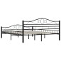 vidaXL Estructura de cama de acero negro 160x200 cm vidaXL Estructura de cama de acero negro 160x200 cm