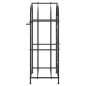 vidaXL Botellero para 33 botellas hierro forjado negro 45x36x100 cm vidaXL Botellero para 33 botellas hierro forjado negro 45x36x100 cm
