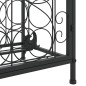vidaXL Botellero para 33 botellas hierro forjado negro 45x36x100 cm vidaXL Botellero para 33 botellas hierro forjado negro 45x36x100 cm