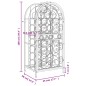 vidaXL Botellero para 33 botellas hierro forjado negro 45x36x100 cm vidaXL Botellero para 33 botellas hierro forjado negro 45x36x100 cm