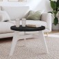 vidaXL Tablero de mesa redondo madera maciza de pino negro Ø60x3 cm vidaXL Tablero de mesa redondo madera maciza de pino negro Ø60x3 cm
