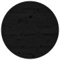 vidaXL Tablero de mesa redondo madera maciza de pino negro Ø60x3 cm vidaXL Tablero de mesa redondo madera maciza de pino negro Ø60x3 cm