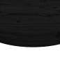 vidaXL Tablero de mesa redondo madera maciza de pino negro Ø60x3 cm vidaXL Tablero de mesa redondo madera maciza de pino negro Ø60x3 cm
