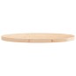 vidaXL Tablero de mesa redondo madera maciza de pino Ø80x3 cm
