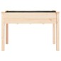 vidaXL Jardinera con forro interior madera maciza abeto 118x59x76 cm vidaXL Jardinera con forro interior madera maciza abeto 118x59x76 cm
