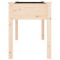 vidaXL Jardinera con forro interior madera maciza abeto 118x59x76 cm vidaXL Jardinera con forro interior madera maciza abeto 118x59x76 cm
