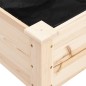 vidaXL Jardinera con forro interior madera maciza abeto 118x59x76 cm vidaXL Jardinera con forro interior madera maciza abeto 118x59x76 cm