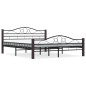 vidaXL Estructura de cama de metal negra 160x200 cm vidaXL Estructura de cama de metal negra 160x200 cm
