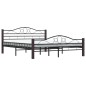 vidaXL Estructura de cama de metal negra 160x200 cm vidaXL Estructura de cama de metal negra 160x200 cm
