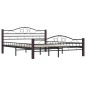 vidaXL Estructura de cama de metal negra 160x200 cm vidaXL Estructura de cama de metal negra 160x200 cm