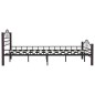 vidaXL Estructura de cama de metal negra 160x200 cm vidaXL Estructura de cama de metal negra 160x200 cm