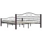 vidaXL Estructura de cama de metal negra 160x200 cm vidaXL Estructura de cama de metal negra 160x200 cm