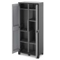 Keter Armario de almacenaje multiusos Titan negro y gris 182 cm Keter Armario de almacenaje multiusos Titan negro y gris 182 cm