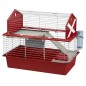 Ferplast Jaula de conejos Barn 80 rojo 78x48x65 cm Ferplast Jaula de conejos Barn 80 rojo 78x48x65 cm