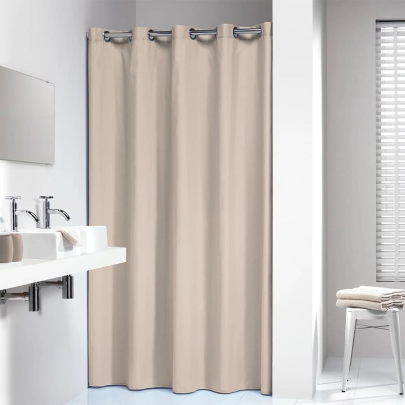 Sealskin Cortina de ducha Coloris crudo 180x200 cm Sealskin Cortina de ducha Coloris crudo 180x200 cm