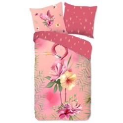 Good Morning Funda de edredón infantil QUEEN 135x200 cm rosa