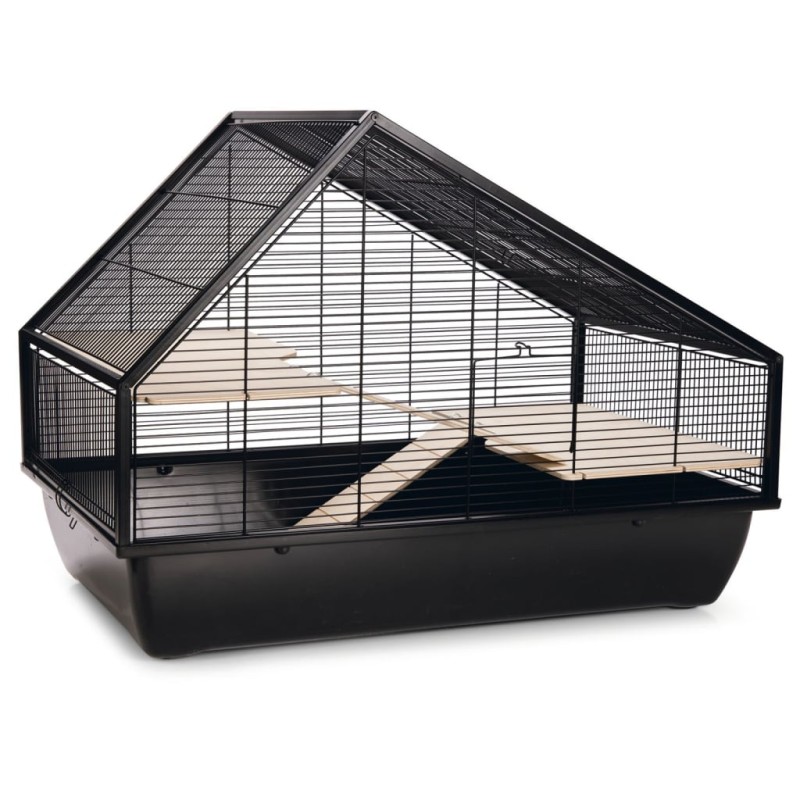 Beeztees Jaula para roedores Boas 76x46x57 cm negro Beeztees Jaula para roedores Boas 76x46x57 cm negro