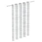EISL Cortina de ducha con ondas blanco 200x180x0,2 cm EISL Cortina de ducha con ondas blanco 200x180x0,2 cm