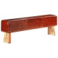 vidaXL Banco potro gimnasio cuero y madera acacia maciza marrón 160 cm vidaXL Banco potro gimnasio cuero y madera acacia maciza marrón 160 cm