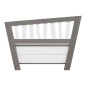 AXI Banco de almacenamiento Corky gris y blanco AXI Banco de almacenamiento Corky gris y blanco