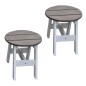 AXI Juego de mesa de pícnic para niños 3 pzas gris y blanco AXI Juego de mesa de pícnic para niños 3 pzas gris y blanco