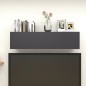 vidaXL Muebles de salón de pared 4 uds gris 30,5x30x30 cm vidaXL Muebles de salón de pared 4 uds gris 30,5x30x30 cm