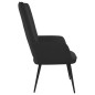 vidaXL Silla de relajación de terciopelo negro vidaXL Silla de relajación de terciopelo negro