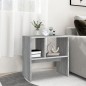 vidaXL Mesa auxiliar de madera contrachapada gris Sonoma 50x30x50 cm vidaXL Mesa auxiliar de madera contrachapada gris Sonoma 50x30x50 cm