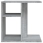 vidaXL Mesa auxiliar de madera contrachapada gris Sonoma 50x30x50 cm vidaXL Mesa auxiliar de madera contrachapada gris Sonoma 50x30x50 cm