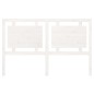 vidaXL Cabecero de cama madera maciza de pino blanco 155,5x4x100 cm vidaXL Cabecero de cama madera maciza de pino blanco 155,5x4x100 cm