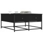vidaXL Mesa de centro madera de ingeniería negro 80x80x40 cm vidaXL Mesa de centro madera de ingeniería negro 80x80x40 cm