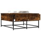vidaXL Mesa de centro madera de ingeniería roble ahumado 80x80x40 cm vidaXL Mesa de centro madera de ingeniería roble ahumado 80x80x40 cm
