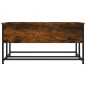 vidaXL Mesa de centro madera de ingeniería roble ahumado 80x80x40 cm vidaXL Mesa de centro madera de ingeniería roble ahumado 80x80x40 cm