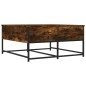 vidaXL Mesa de centro madera de ingeniería roble ahumado 80x80x40 cm vidaXL Mesa de centro madera de ingeniería roble ahumado 80x80x40 cm