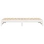 vidaXL Sofá cama extraíble madera maciza de pino blanco 2x(80x200) cm vidaXL Sofá cama extraíble madera maciza de pino blanco 2x(80x200) cm