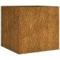 vidaXL Maceta de acero corten 40x41x40 cm