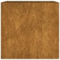 vidaXL Maceta de acero corten 40x41x40 cm