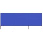 vidaXL Paravientos de playa de 3 paneles tela azul celeste 400x120 cm vidaXL Paravientos de playa de 3 paneles tela azul celeste 400x120 cm