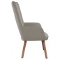 vidaXL Sillón de relax de terciopelo gris claro