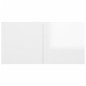 vidaXL Set de muebles de TV 5 pzas madera contrachapada blanco brillo