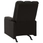 vidaXL Silla reclinable de tela negra vidaXL Silla reclinable de tela negra
